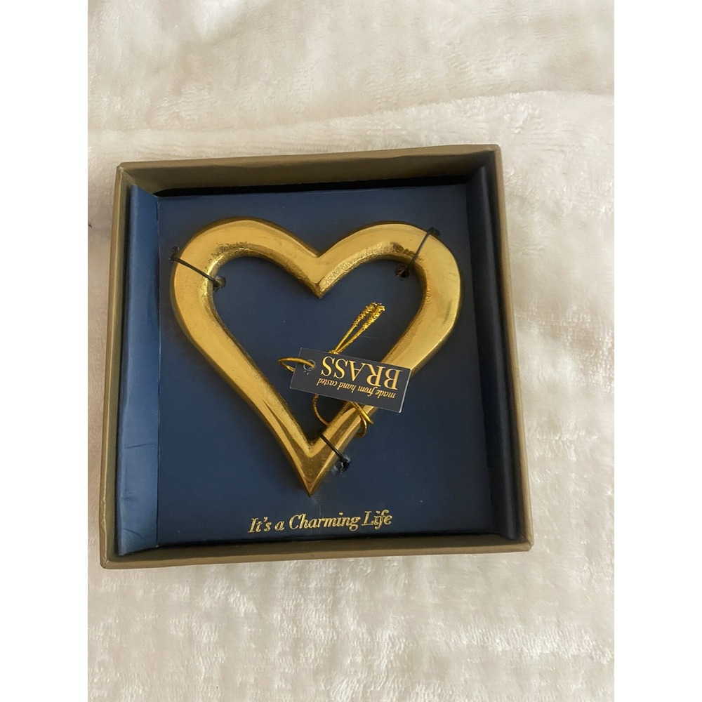 it's A Charming life nova Brass Heart shape